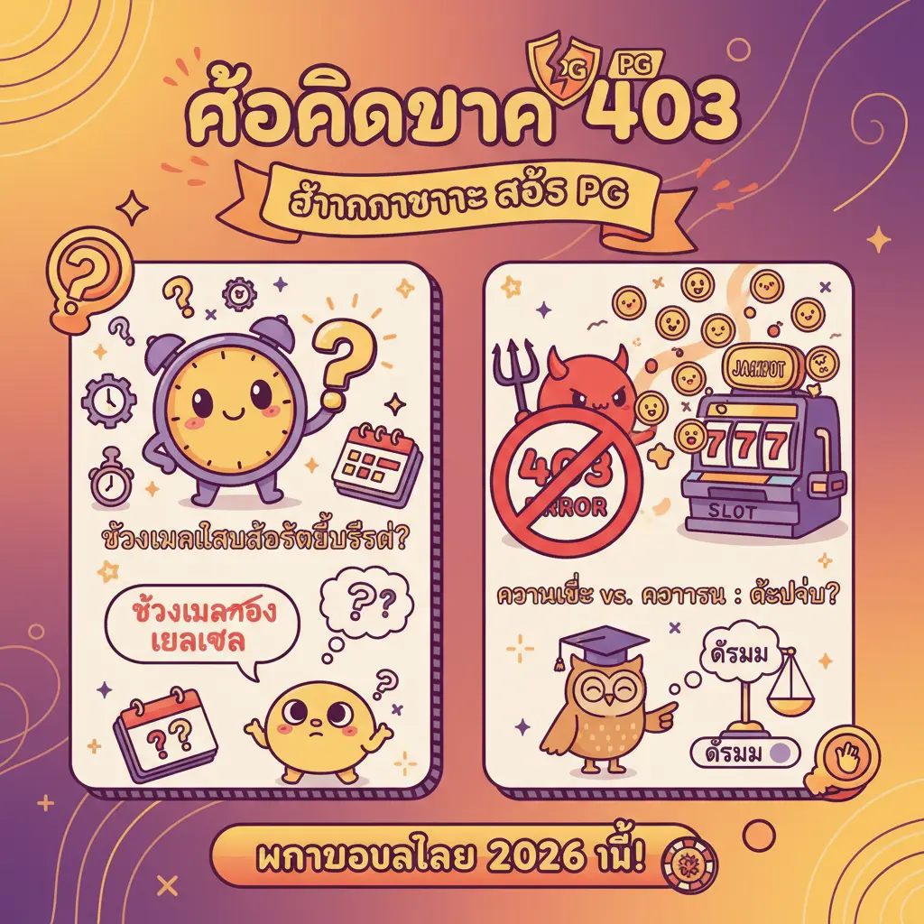 อัตราการชนะ สล็อต pg - ข้อผิดพลาด 403